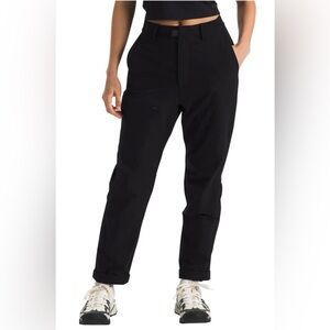 THE NORTH FACE Sz 12 Hiking Pants Zipper Pockets Knee Pleats Drawstrings